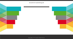 Desktop Screenshot of druckerei-rauterberg.de