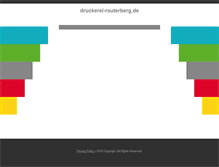 Tablet Screenshot of druckerei-rauterberg.de